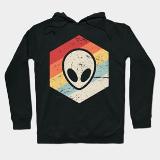 Retro Vintage Conspiracy Theory Alien UFO Hoodie